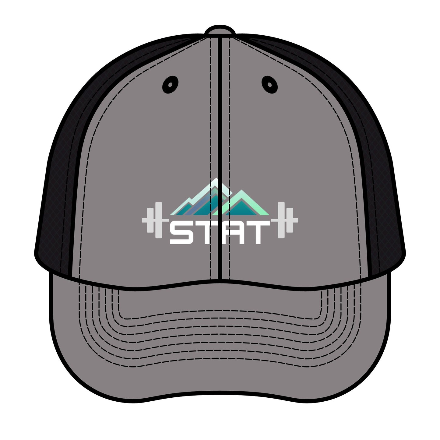 Stat Strength & Performance Mesh Trucker Hat (print)