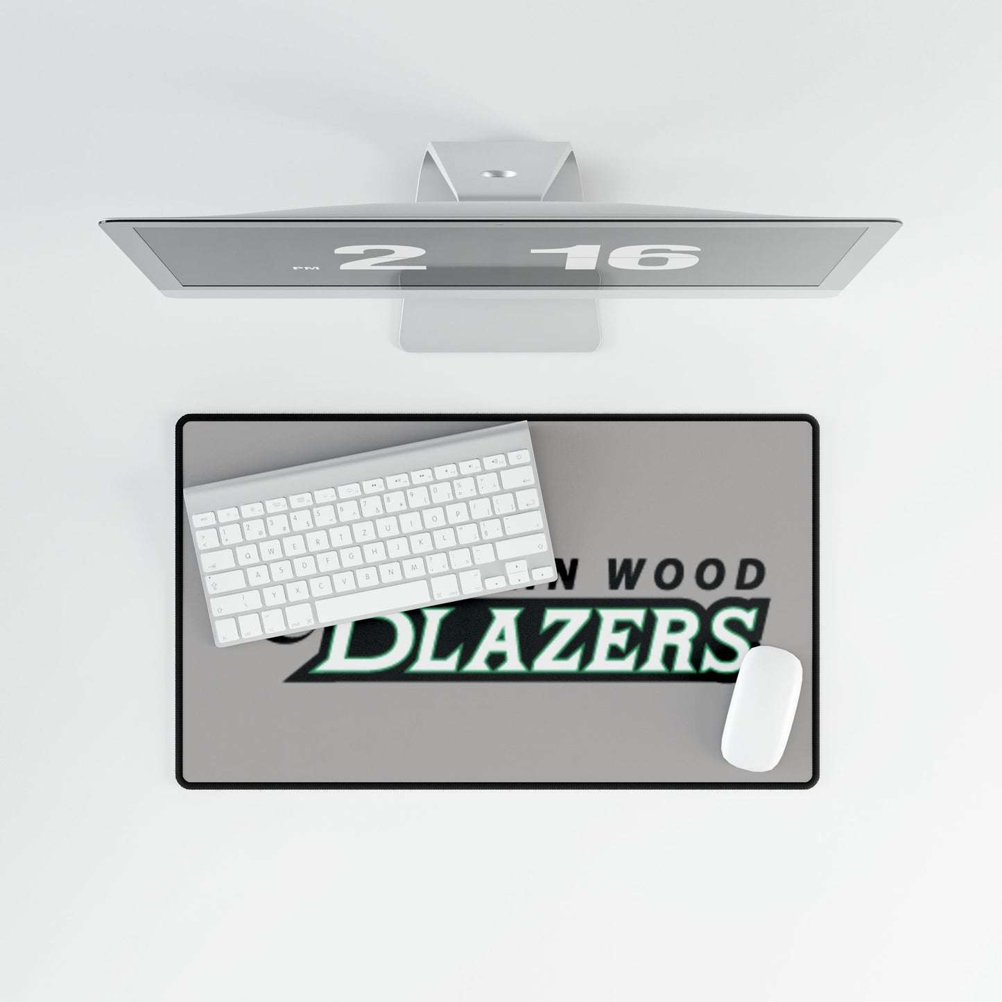 John Wood Community College Blazers Desk Mat