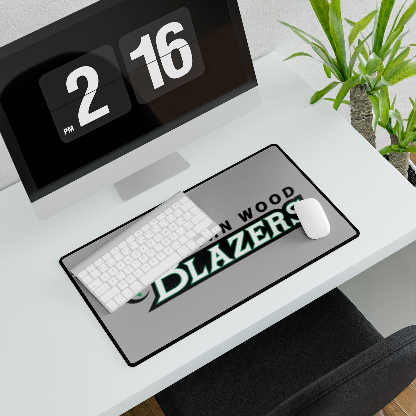 John Wood Community College Blazers Desk Mat
