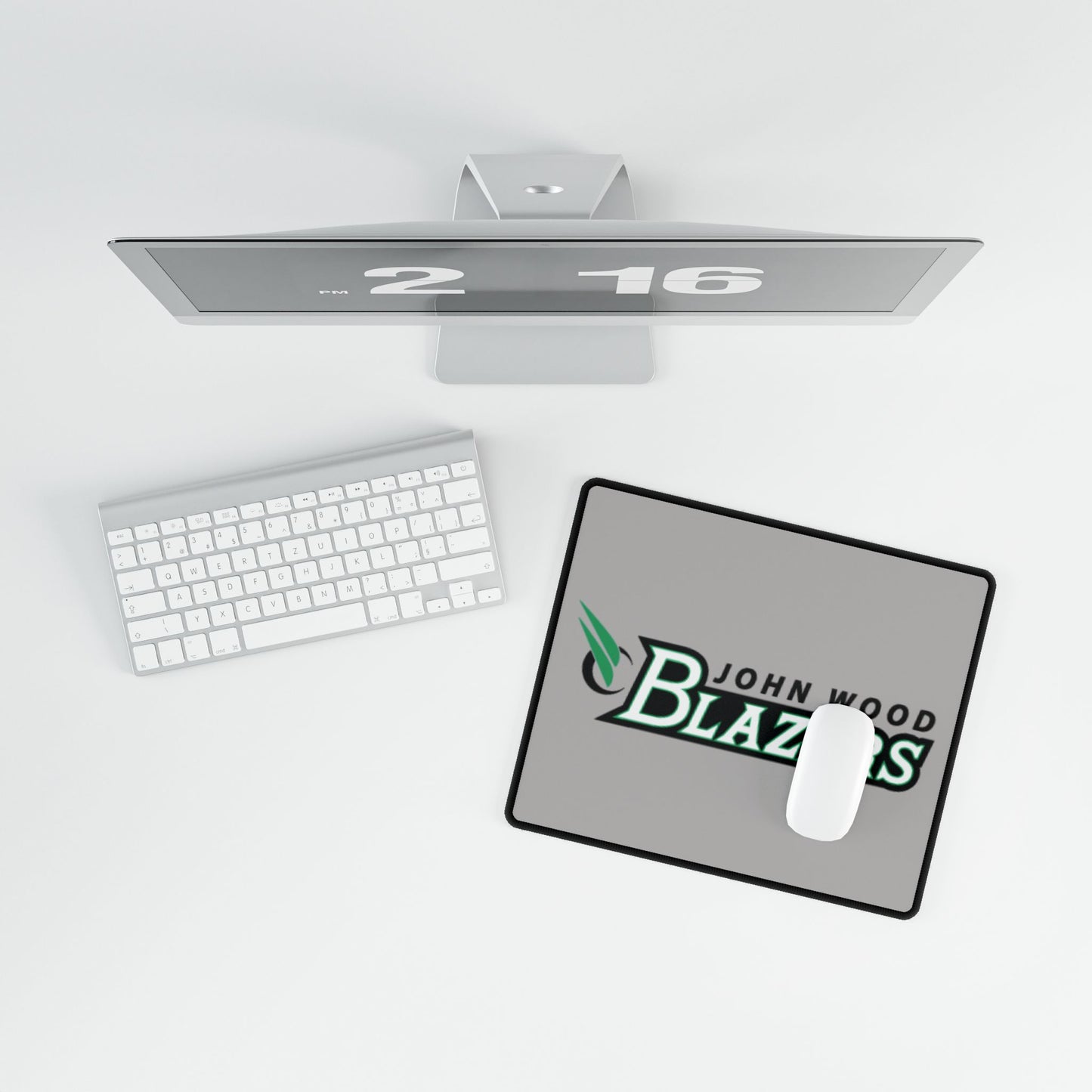 John Wood Community College Blazers Desk Mat