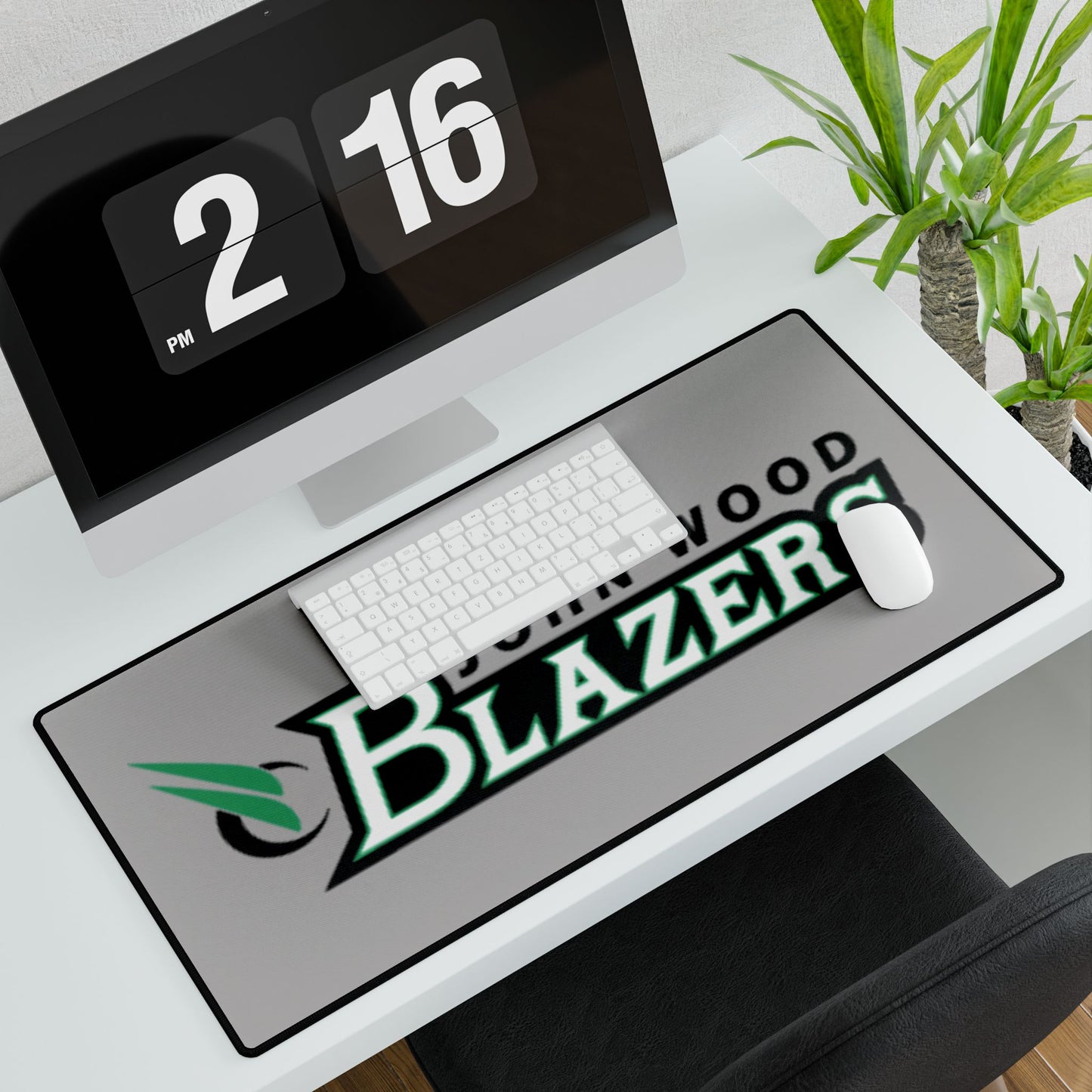 John Wood Community College Blazers Desk Mat