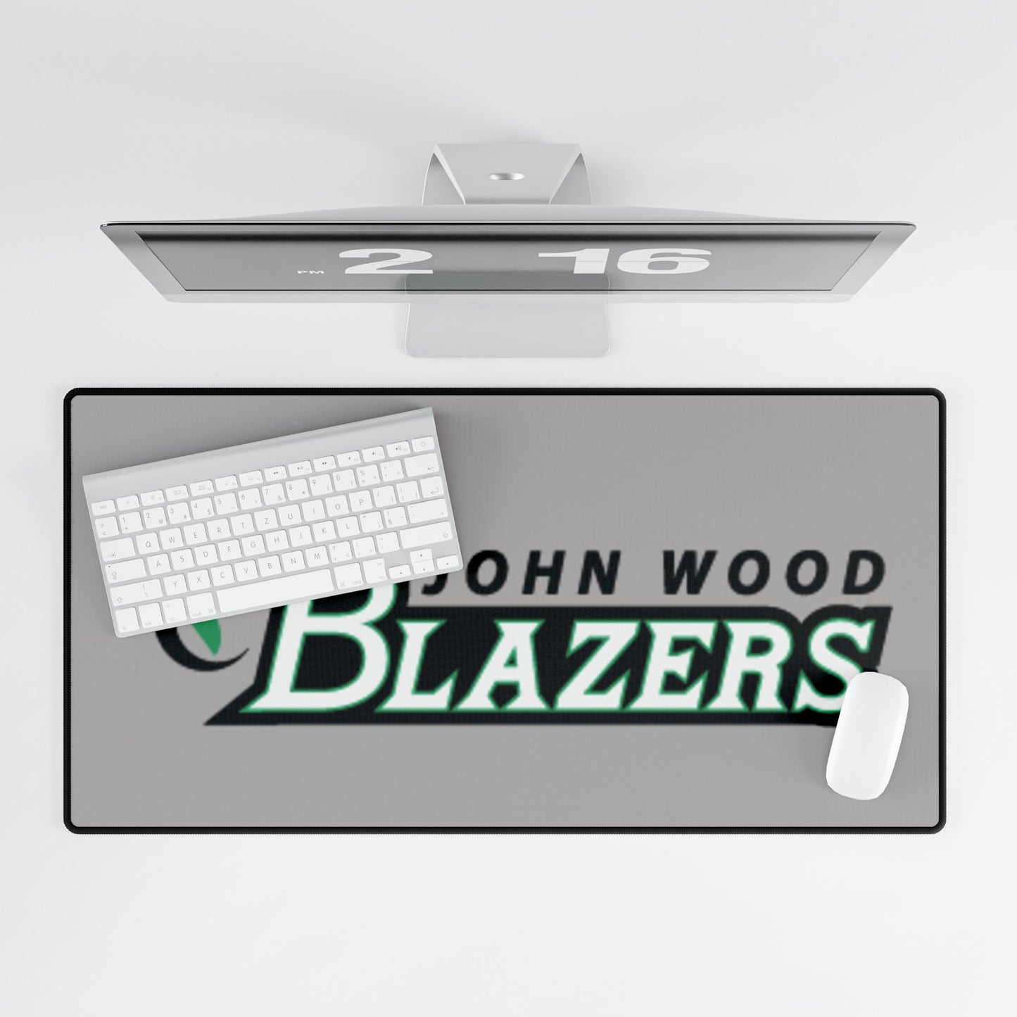 John Wood Community College Blazers Desk Mat
